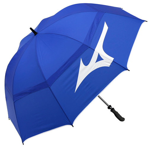 New Mizuno Tour Twin Canopy Umbrella Blue / White J28