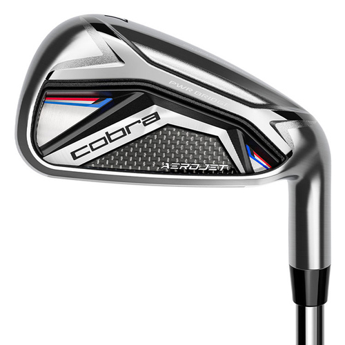 New Cobra Aerojet Irons 4-PW Steel Stiff Flex J2823