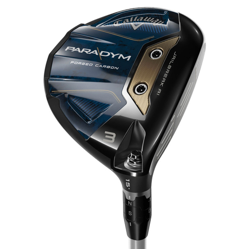 New Callaway Paradym 5 Fairway Wood 18º Ascent Blue 50 Seniors Cover J2944