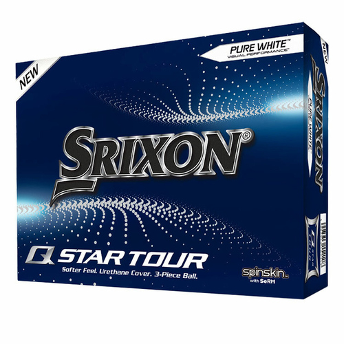Srixon Q-Star Tour Golf Balls - White - 1 Dozen J3834