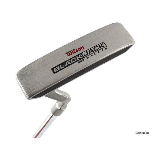 Wilson Black Jack 853 Balata Face Putter 35.5" Steel J3958