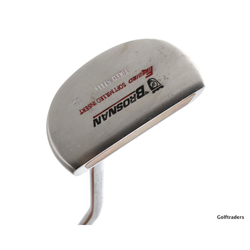 Brosnan Firebird F5 Mid Mallet Putter 35" Steel New Grip J4055