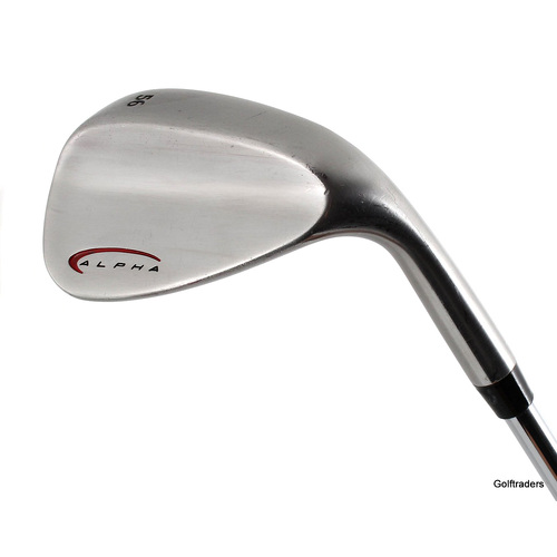 Alpha Golf Sand Wedge 56º Steel Stiff Flex New Grip J4082