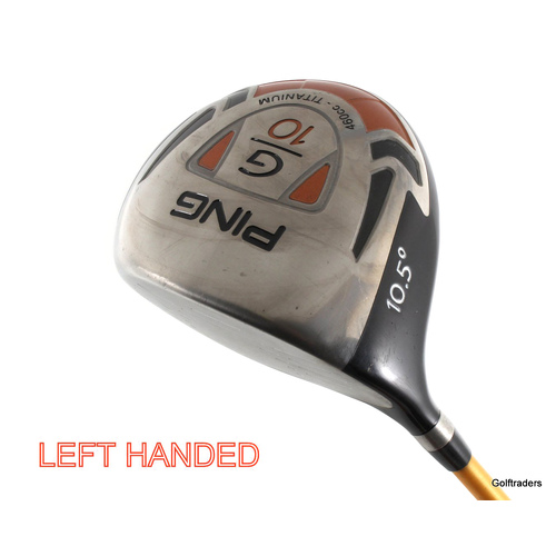 Ping G10 Driver 10.5º Graphite Stiff Flex Left Handed New Grip J4135