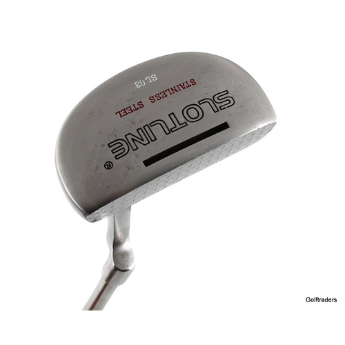 Slotline SL-03 Milled Sound Slot Stainless Putter 35" Steel New Grip J4262