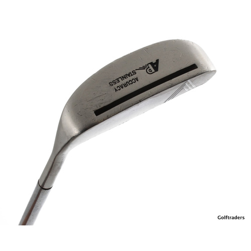 AP Accuracy Stainless Tour Blade Putter 36" Steel New Grip J4285