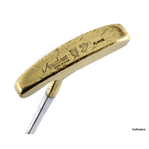 Acushnet Bulls Eye Flange Putter 35.5" Steel New Grip J4296