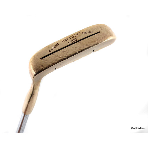 Ray Cook X100 Brass Putter 35.5" Steel New Grip J4315