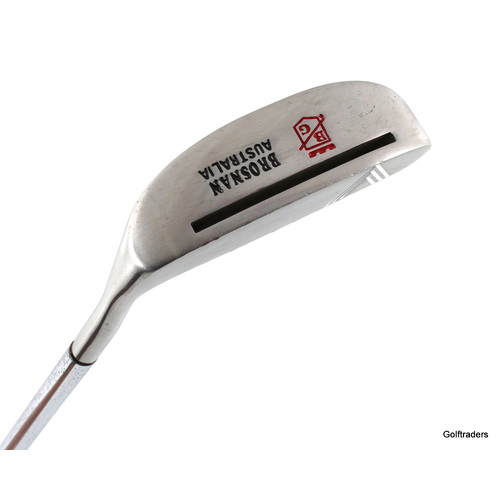 Brosnan Golf Australia BGA 1200 Blade Sound Slot Putter 35.5" New Grip J4436