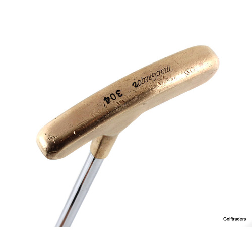 MacGregor Model 304 Brass Blade Putter 35" Steel New Grip J4453