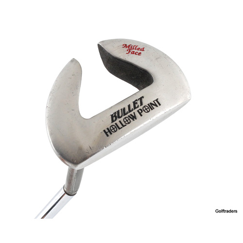 Bullet Golf Hollow Point Baby Mallet Putter 35" Steel New Grip J4772