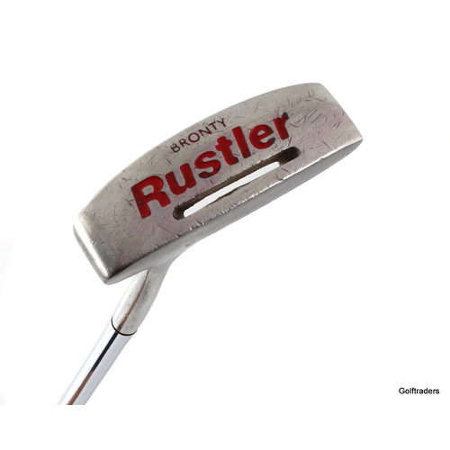 Bronty Rustler Stainless Slot Putter 35" Steel New Grip J5027