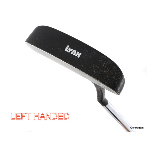 Lynx USA 20 Black Stainless Putter 35.5" Steel Left Handed New Grip J5037