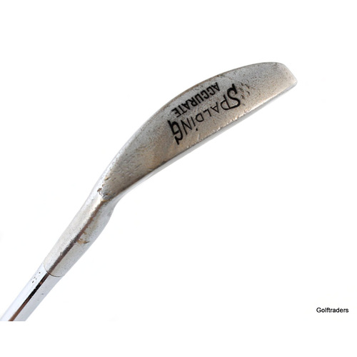 Spalding Accurate Stainless Blade Putter 35.5" Steel New Grip J5086