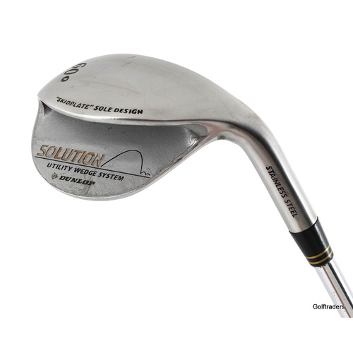 Dunlop Solution Utility Lob Wedge 60º Steel Wedge Flex New Grip K1157