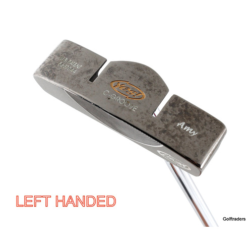 Yes! C-Groove Amy CS Putter 34" Steel Cover Left Handed New Grip K1159