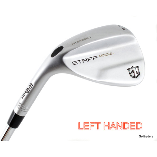Wilson Staff Forged Model Sand Wedge 56.14 Steel Stiff Flex Left Handed K1180