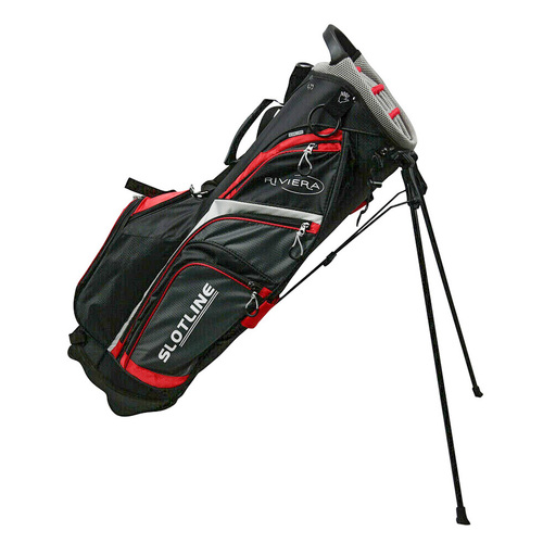 Slotline Riviera 3.0 Golf Stand Bag Black / Red K1355