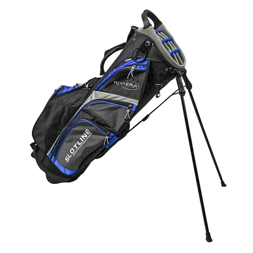 Slotline Riviera 3.0 Golf Stand Bag Black / Royal Blue K1356