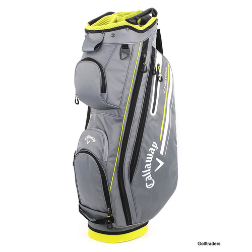Callaway Chev 14+ Cart Golf Bag 23 EU - Charcoal / Fluro Yellow K1398