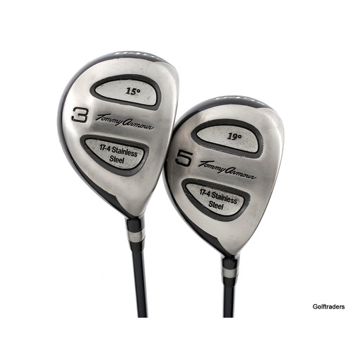 Tommy Armour 845S+ Fairway Wood Set Graphite Regular New Grips K1405