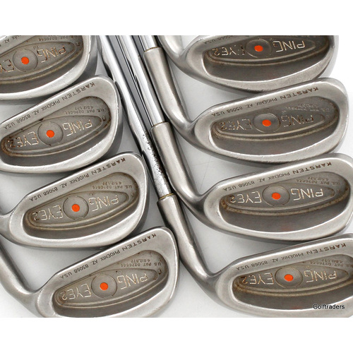 Ping Eye 2 Orange Dot Irons 4-PW, SW Steel Stiff Flex K1433