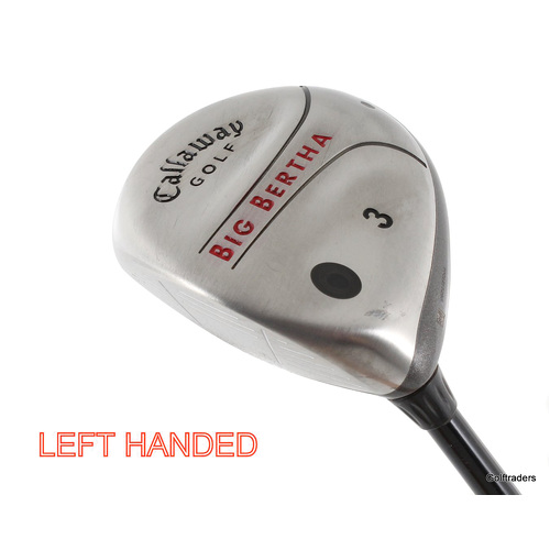 Callaway Big Bertha 3 Wood 16º Graphite Regular Left Handed New Grip K1547