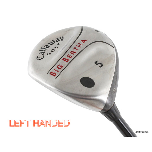 Callaway Big Bertha 5 Wood 19º Graphite Regular Left Handed New Grip K1548