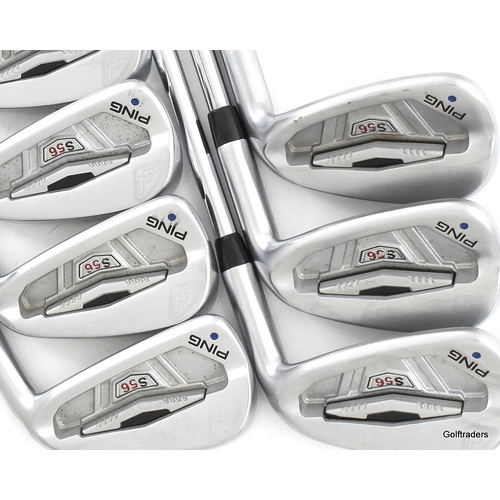 Ping S56 Blue Dot Irons 4-PW Steel Stiff Flex K1601