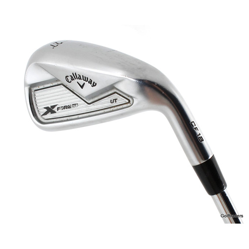 Callaway CF18 X Forged UT 5 Utility Iron 27º Steel Stiff Flex New Grip K1607