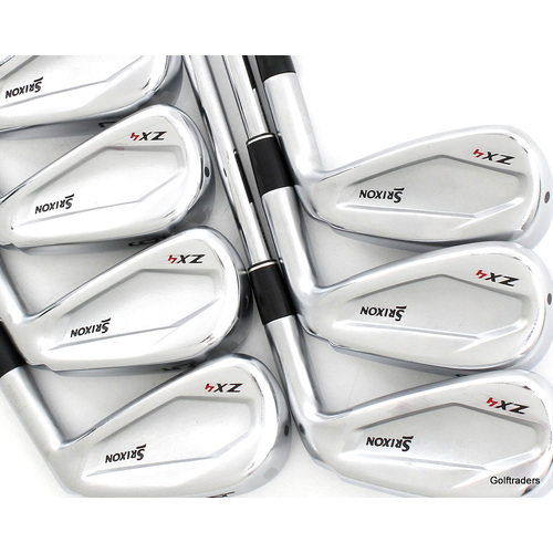 Srixon ZX4 Face Forged Irons 4-PW Steel Stiff Flex New Grips K1619