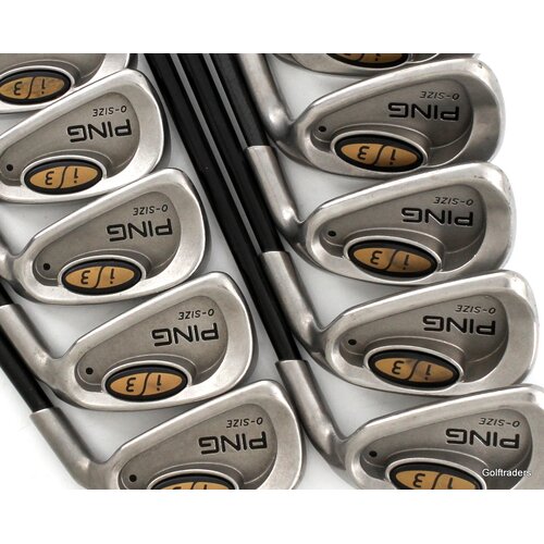 Ping i3 Oversize Irons 3-PW, GW, SW Graphite Regular Flex New Grips K1672