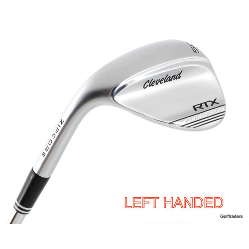 Cleveland RTX Zipcore Full Face Lob Wedge 58.09 Steel Wedge Left Handed K1681