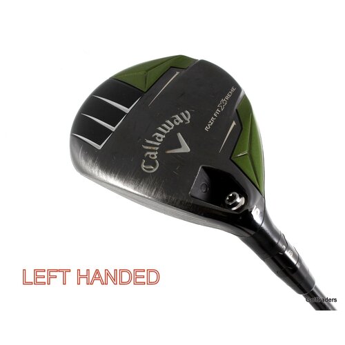 Callaway "Custom" Razr Fit Extreme 5 Wood 18º Graphite Stiff LH New Grip K283