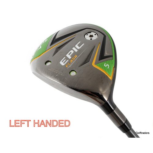 Callaway Epic Flash 5 Wood 18º Graphite X-Stiff Left Handed New Grip K3277