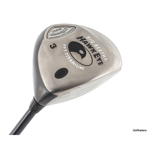 Callaway Big Bertha Hawkeye VFT Titanium 3 Wood 15º Graphite Firm Flex K4217