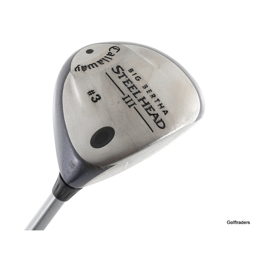 Callaway Steelhead III 3 Fairway Wood 15º Graphite Regular New Grip K4275