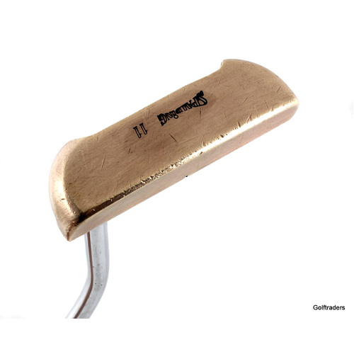 Spalding 11 Brass Blade Putter 34.5" Steel New Grip K658