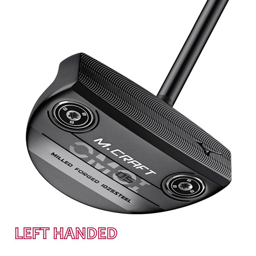 Mizuno M.CRAFT OMOI Black IP #5 Putter Steel 35" Cover + Weight Kit - LH K768