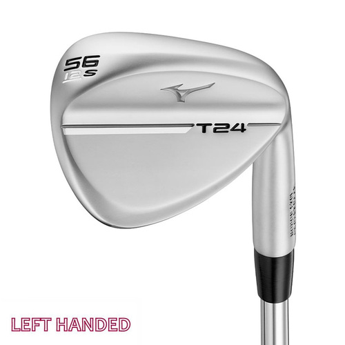 Mizuno T24 Soft White Satin Sand Wedge 54.08D Steel Stiff Left Handed K839