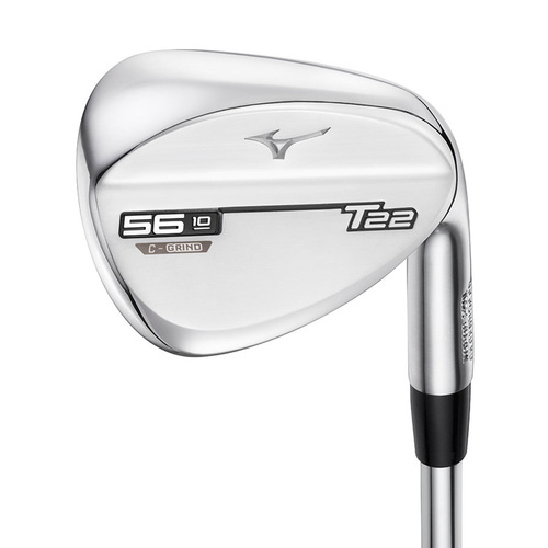Mizuno T22 Satin Chrome Sand Wedge 56.14S Steel Stiff Flex K857