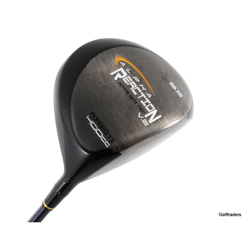 Alpha Reaction Forged Beta Ti Driver 9.5º Graphite Regular Flex New Grip K889