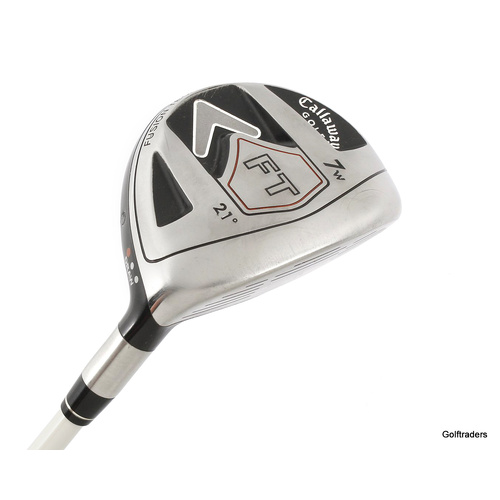 Callaway Fusion FT Draw 7 Fairway Wood 21º Graphite Stiff Flex New Grip L2347