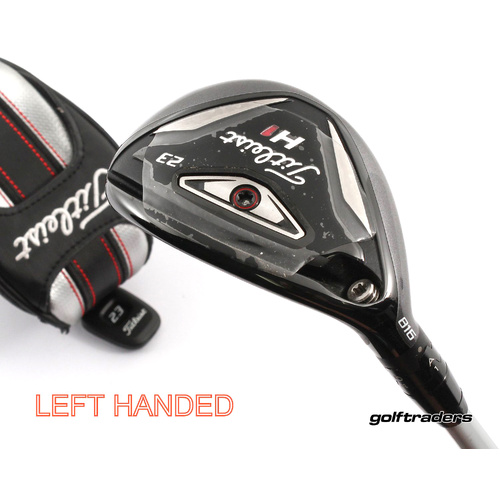 Titleist 816 H1 5 Hybrid 23º Graphite Stiff Left Handed Cover Like New L2383