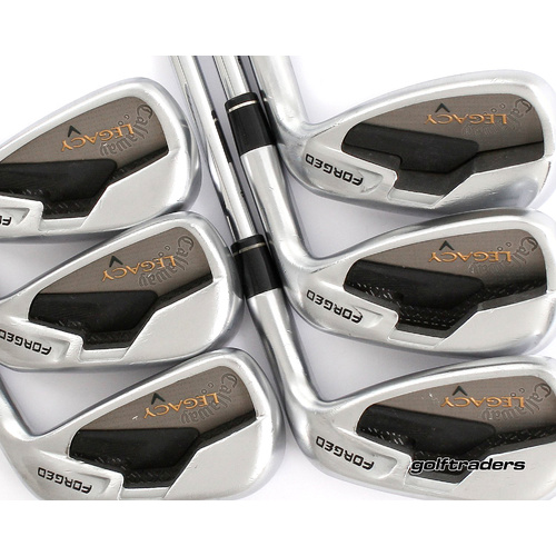 Callaway Legacy Forged Irons 5-PW Steel Stiff Flex New Grips L2501