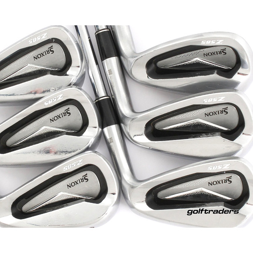 Srixon Forged Z585 Irons 6-PW, SW Steel Stiff Flex New Grips L2521