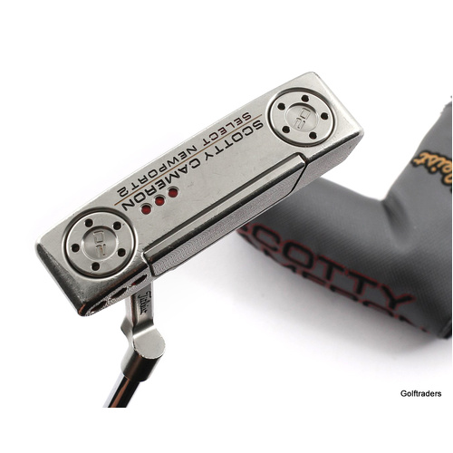 Titleist Scotty Cameron Select Newport 2 Milled Putter 33" Steel Cover L2636