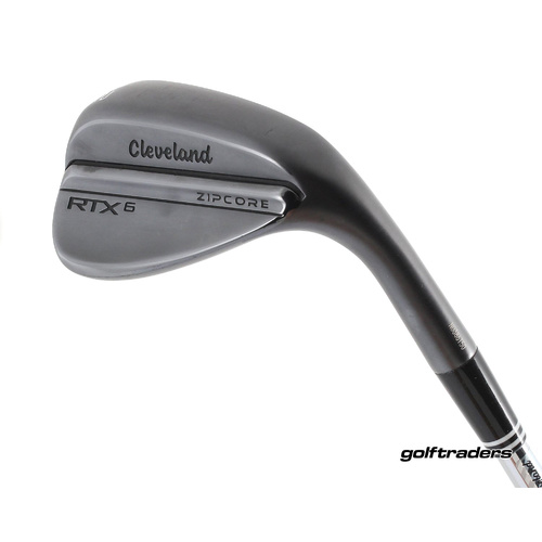 Cleveland Zipcore RTX 6 Black Gap Wedge 52.10 Steel Wedge Flex L2744