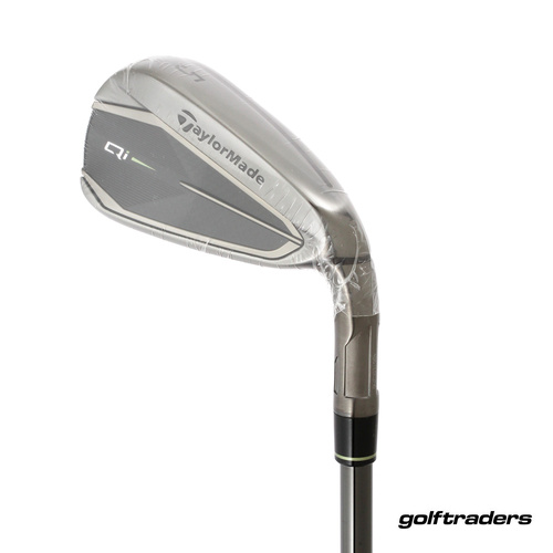 Taylormade Qi Gunmetal Irons 4-PW Steel Stiff Flex L2754