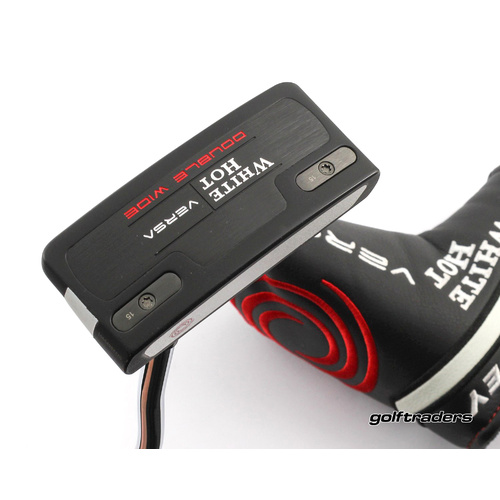 Odyssey White Hot Versa Double Wide Putter 33" Stroke Lab Cover L2969